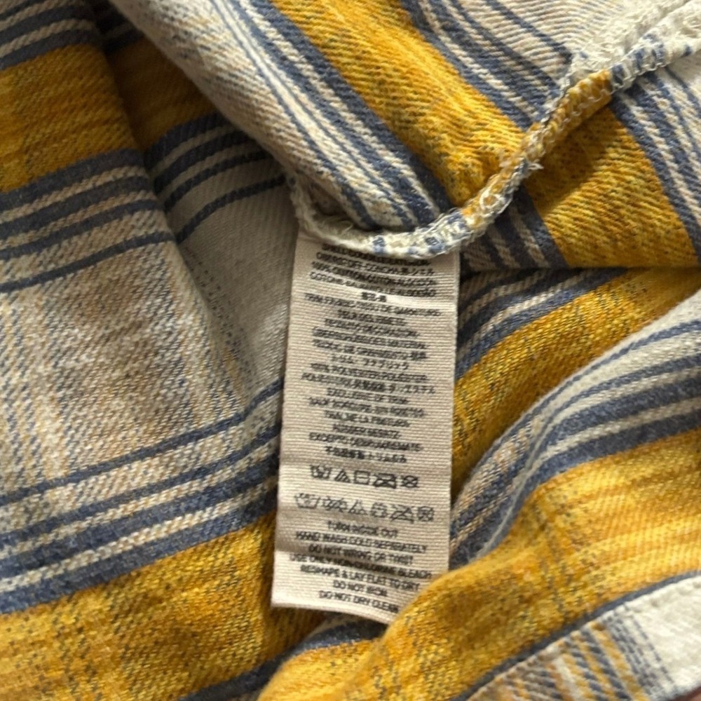Free People Women's Small Little Bit of Sugar Sequined Flannel Button Up Shirt - Picture 6 of 7